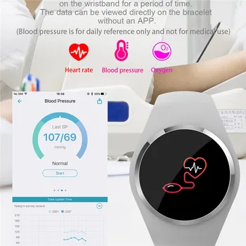 Nové Ženy Chytré Hodinky Krok Počítat Vzdálenosti, Srdečního Tepu, Krevní Tlak Kalorií Pár Smartwatch Pro IPhone Huawei Samsung