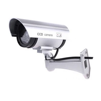 Nový falešný Fotoaparát, AA Baterie pro Venkovní a Vnitřní Falešný Dohled Bezpečnostní Kamera Bullet CCTV Kamery Zabezpečení Domácnosti