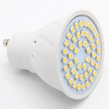 NOVÝ LED Reflektor GU10 lampa 5W, 6W 8W AC 220V 3528 SMD 48LEDs/60LEDs/80LEDs bílá/Teplá Bílá LED Žárovky osvětlení 4pcs/lot
