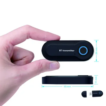 Nový Nový Bezdrátový Vysílač Bluetooth Stereo Audio Hudební Počítač, Bluetooth, 3,5 MM Audio Adaptér pro TV Telefon