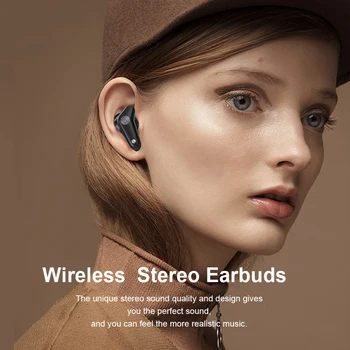 Nový TWS Sluchátka VZDUCH PLUS Bluetooth 5.0 Stereo Bezdrátová Sluchátka Nabíjecí Box hi-fi Sluchátka In-ear Vodotěsná Sportovní Sluchátka