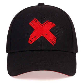 Nový X Výšivky Baseball cap Módní Street Hip Hop čepice Muži a Ženy Univerzální klobouk Venkovní Rekreační Sportovní Golfové čepice
