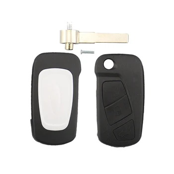 OkeyTech Náhradní Flip Auto Klíč Shell Pro Ford KA 3 Tlačítka Vzdálené Skládací Klíč Pouzdro Případě, že Držitel