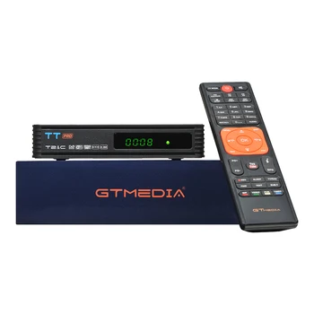 Originální Nejnovější GTMEDIA TT Pro DVB-Kabelové DVB-T2/T TV Combo Přijímač Podpora H. 265 Loď Ze Španělska Rodina TV Dekodér