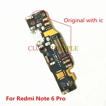 Originální USB Nabíječka Nabíjecí Port Flex Kabel Dock Konektor Deska pro Xiaomi Redmi Note 6 Pro