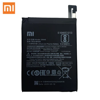 Originální Xiao mi BN48 4000mAh Baterie Pro Xiaomi Poznámka 6 Pro 6Pro Note6 Pro Vysoce Kvalitní Telefon Náhradní Baterie