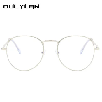Oulylan Anti Blue Light Skončil Krátkozrakost Brýle, Ženy, Kočičí Oko Krátkozraké Brýle Muži Brýle s Dioptrickou -0.5 na 4.0