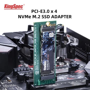 PCIE Kingspec pro M2 Karty Adaptéru PCI Express 3.0 x4 pro NVME SSD M. 2 PCIE Raiser Adaptér Podporu 2230 2242 2260 2280 M. 2 SSD