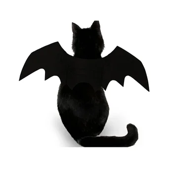 Pet Pes, Kočka, Netopýr Cosplay Prop Halloween Bat Maškarní Kostým Šaty Křídla 669