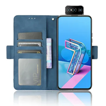 Pro ASUS Zenfone 7 ZS670KS Peněženka Pouzdro Magnetic Book Flip Pro Zenfone 7 Pro ZS671KS Držitele Karty Luxusní Kožené Telefon Funda