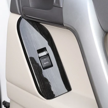 Pro levostranné Černé Dřevo Zrno ABS pro Land Cruiser Prado FJ150 150-2018 Auto, Okna, Výtah Tlačítko Rám Čalounění