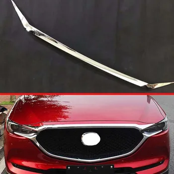 Pro Mazda CX-5 CX5 2017 2018 ABS Chrom Přední Kapotu, Kapota Gril Mřížka Nárazníku Lip Mesh Obložení Krytu