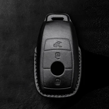 Pro Mercedes benz B R G GLA Třída GLK E200 E200L W176 3 Tlačítka Dálkového Klíč Vrchní vrstvu kůže, Auto Klíč, Kryt Případ