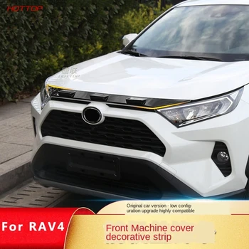 Pro Toyota RAV4 2019 2020 5. Přední Kryt Dekorační Lišta Modifikovaná Dekorativní, Jasný Pás