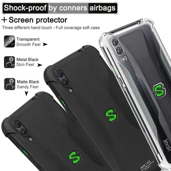 Pro Xiaomi Black Shark 2 Silikonové Pouzdro IMAK odolné proti Nárazu Conners Airbag Měkké TPU Zpět Pouzdro pro Xiaomi Black Shark 2 Pro