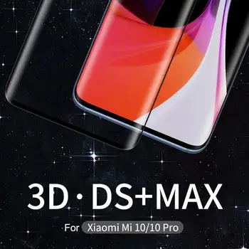 Pro Xiaomi Mi 10 Mi10 Pro 5G Tvrzeného Skla Screen Protector NILLKIN 3D DS+MAX Plné Pokrytí Bezpečnostní Sklo Pro Xiaomi Mi10 Pro