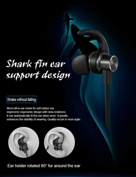 PunnkFunnk Bluetooth Sluchátka Magnetické Krku Bass Stereo Bezdrátová sluchátka Bluetooth 5.0 sluchátka auriculares fone de ouvido