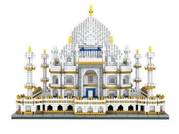 PZX Diamant NENÍ Kompatibilní Indie Taj Mahal 3d Slovo Skvělá Architektura model stavebnice cihly bloky děti, hračky