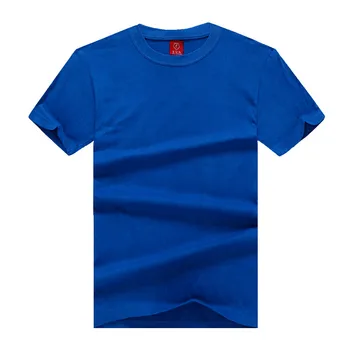 Pánské Bavlněné Letní tričko Krátký rukáv Tees O-neck T-Košile Pevné Muži tričko Topy oblečení