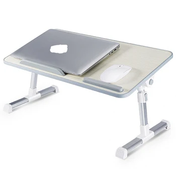 Přenosný Stůl na Postel Nastavitelná Počítač Zásobníku, Skládací Postel, Stůl pro Laptop Notebook Přenosný LaptopTable s chladicí ventilátor