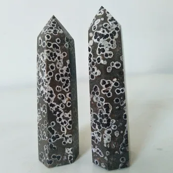 Přírodní kámen ryby-vejce křišťál šestihranné bod hůlka domácí dekorace feng shui, čakry léčení crystal