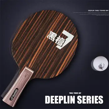 Původní Deeplin Ebony 5 Ebony 7 Profesionální Stolní Tenis Blade Stolní Tenis Raketa Urážlivý Arc Ping Pong Blade