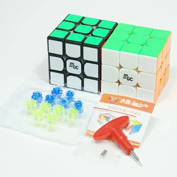 Původní YJ MGC V2 3x3x3 M Magnetické Magic Cube Verze 2 Yongjun MGC V2 2*2 Rychlost Kostka pro Trénink Mozku, Hračky pro Děti, Děti