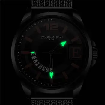 Reloj Hombre Nové Příležitostné Světelný 2020 Pánské Hodinky Kreativní Dial Luxusní Jednoduchý Oceli Band Obchodní Náramkové Hodinky Datum Muž Hodiny