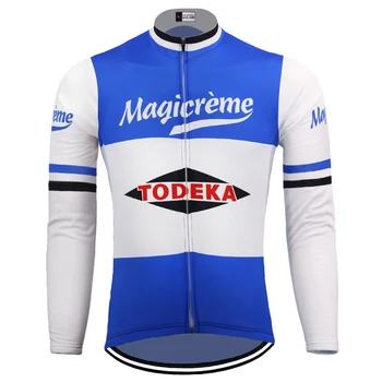 Retro Belgie tým cyklistický Dres dlouhý rukáv zimní fleece a ne fleece classic go pro cyklistické oblečení maillot mtb ciclismo