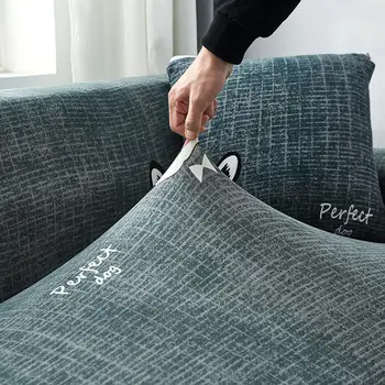 Rohová sedací souprava kryty pro obývací pokoj elastický spandex potahy gauč kryt, stretch pohovka ručník tvaru L, je třeba koupit 2 ks