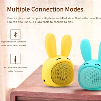 Roztomilý Inovativní Bezdrátový Bluetooth Reproduktor Přenosný Mini Smart hi-fi Reproduktor Přenosný Mini Bluetooth Reproduktor