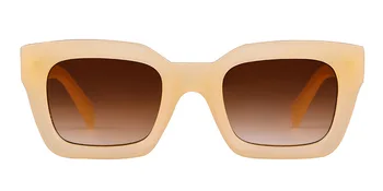 RunBird 2019 Vintage Nadrozměrné Transparentní Sluneční Brýle, Ženy, Retro Designer Želvoviny Nýt Rám Sluneční Brýle Odstíny 5442