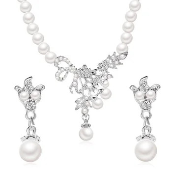Ručně vyráběné korálky pearl náhrdelník sady pro ženy, šperky havajské indické šperky set svatební dárkový set pro nacklace ženy sada ethiop