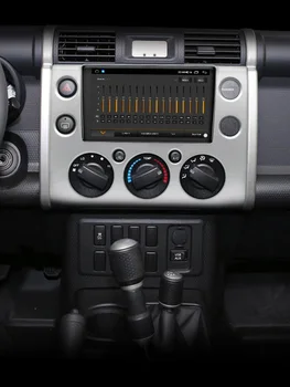 Rádio 1 Din Android 10 Centrální Multimediální Magnetofon, DVD Automotivo Carplay 4G Pro Toyota FJ CRUISER 2007 Stříbrná Barva