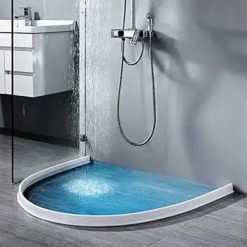 Samolepící Sprcha Bariéru Koupelna Kuchyň Vody Zátkou Skládací Práh Vodní Přehrady Sprcha Bariéry a Udržení Systému