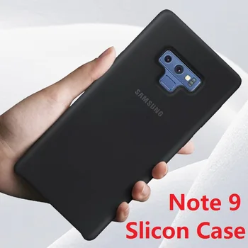Samsung Note9 Note8 Případě Křemíku Kryt Originální Napínací Zpět Slim Vzorku Nárazuvzdorný Fotoaparát Ochranné Anti-Otisků Prstů N9500