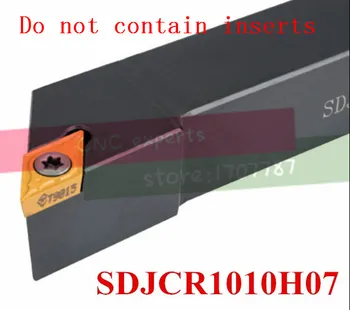 SDJCR1010H07 CNC soustružení nástroj držitele,10*10 mm Vnější otáčení nástroje,93 ° Soustruh řezání nástroj,DCGT070204 Vložky CNC držák
