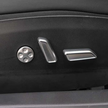 Sedadlo Seřízení Spínač Kryt Interiéru Vozu Hliníkové Slitiny dekorativní Lišta Protector pro Tesla Model 3