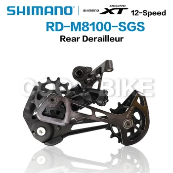 Shimano DEORE XT RD M8100 Zadní Přehazovačky 12 rychlost Horské Kolo M8100 SGS Dlouhé Klec MTB Přehazovačky 12-Rychlost