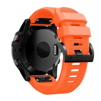 Silikonový Popruh Kapela Chytré Hodinky Garmin fenix 6X 6x pro 5X 5X Plus 3 3HOD Rychlé Uvolnění Watchband Náramek 26mm Snadné Uchycení na Zápěstí