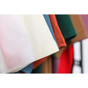 SIMWOOD 2020 Letní nové bavlněné tričko mužů o-krk plná barva t košile základní tees plus velikost krátký rukáv topy 190402