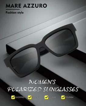 Sluneční brýle Pro Ženy Polarizované Brýle Nadrozměrné Sluneční Brýle Retro Značky Návrhář UV400 Venkovní Oculos De Tak Oculos De Sol MARE
