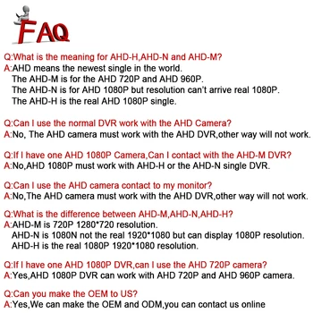 Smar AHD Kamera 720P 1080P Venkovní Street Vodotěsné IP66 Den & Noc Bezpečnostní Kamera CCTV 4KS Pole Led Camaras de Seguridad