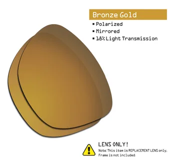 SmartVLT 2 Páry Polarizované sluneční Brýle Náhradní Objektivy pro Oakley Frogskins Stealth Černá a Bronzová Zlaté