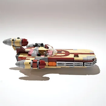Star Set Wars MOC lukův X-34 Soro Suub Land speeder Bojovat Stavební Bloky Ligy Hrdina Obrázek Vzducholoď Cihly Děti Shromáždění Hračky