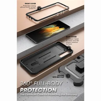 SUPCASE Pro Samsung Galaxy S21 Případě (2021 Vydání) 6.2 palcový UB Pro Plnou Těla Pouzdro Kryt BEZ Vestavěný Chránič Obrazovky