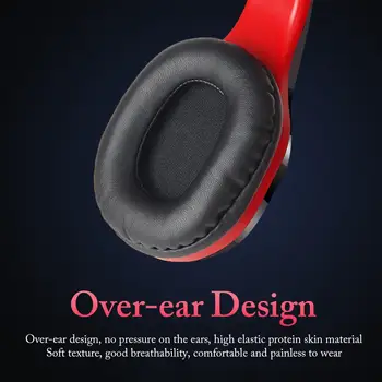 T5 Bluetooth 5.0 Bezdrátový Headset Hlavu-nasedl na Ucho-wrap hi-fi Šumu Herní Sluchátka S Mikrofonem Podpora TF Karet