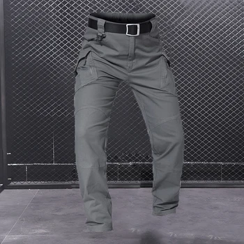 Taktické Kalhoty Pánské Nové Ležérní Cargo Kalhoty Více Kapsy Pružnost Slim Kalhoty, Nepromokavé Odolné Proti Opotřebení Vojenské Army Kalhoty