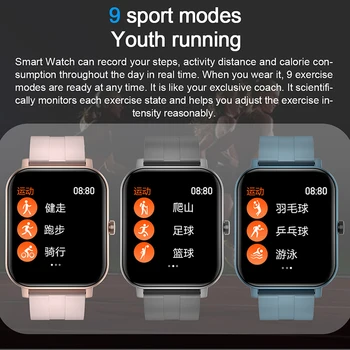Timewolf Chytré Hodinky Android Hodinky IP68 Vodotěsné Smart Bluetooth Hodinky 2020 Muži Smartwatch Pro Xiaomi Android Iphone IOS