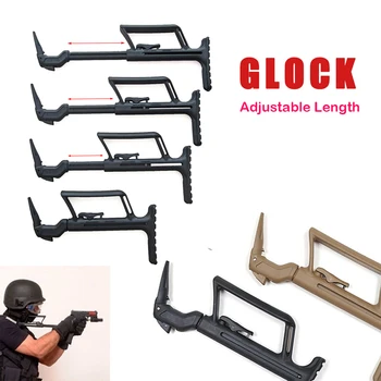 TOtrait Taktické Glock Podporu Buttstock, aby Karabina Pro Glock G17 G18 G19 G22 G34 Airsoft Pistole Konverze Stabilitu Rukojeť